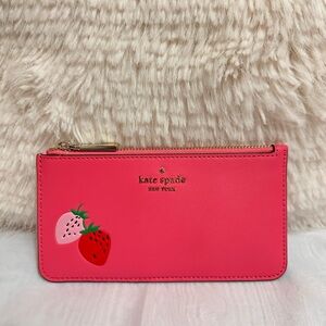 Kate Spade Picnic in the park large slim cardholder